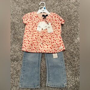 7 For All Mankind NWT Shirt & Jeans Combo
